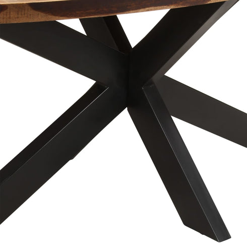 Rustika Rowe -  Dining Table Oval 200x100x75cm Acacia Wood with Sheesham Finish